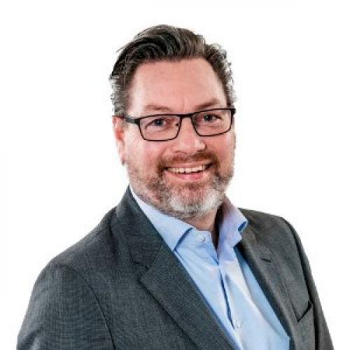 Portretfoto van Stefan Majoor, national accountmanager Gom Zorg
