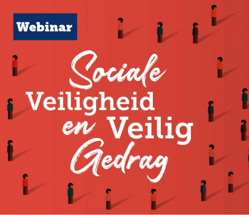 Logo van het webinar Sociale Veiligheid en Veilig gedrag