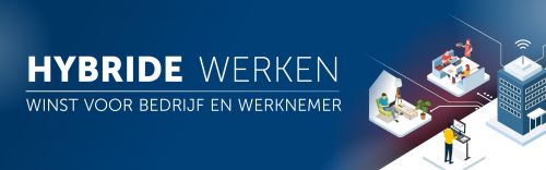 Banner hybride werken