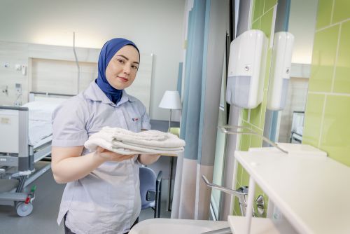 Gom schoonmaak ziekenhuis cure