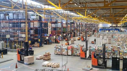 Een willekeurige distributiecentrum van Ahold