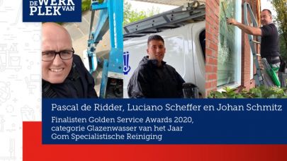 3 glazenwassers die in De Werkplek van vertellen over hun werk
