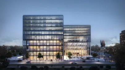 Afbeelding van de nieuwe Rechtbank Amsterdam