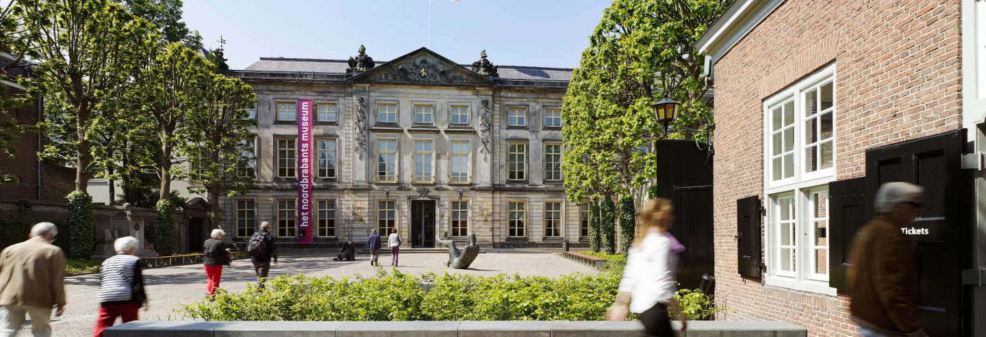 De voorkant van het Noordbrabants Museum in ’s-Hertogenbosch.