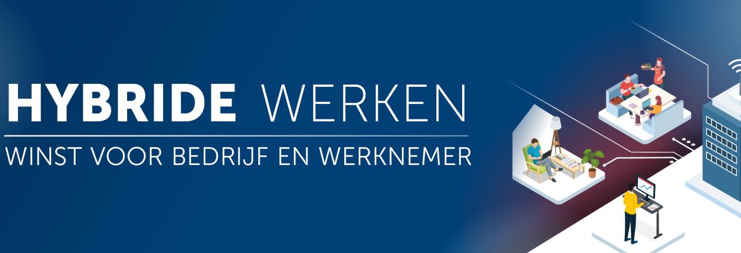 Banner hybride werken