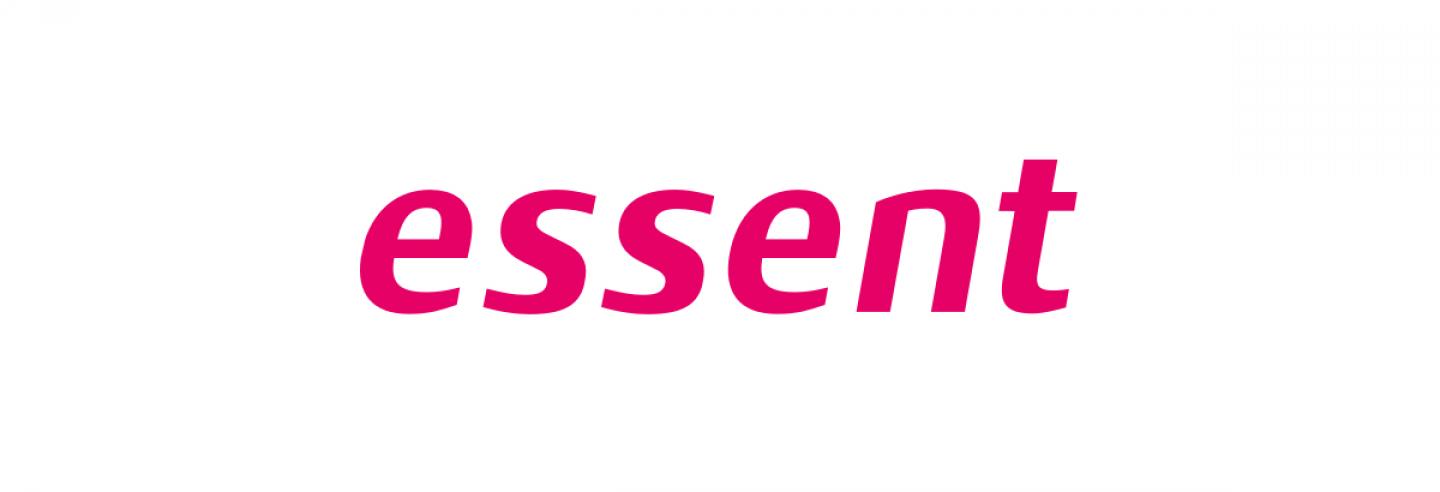 Logo van Essent in letters