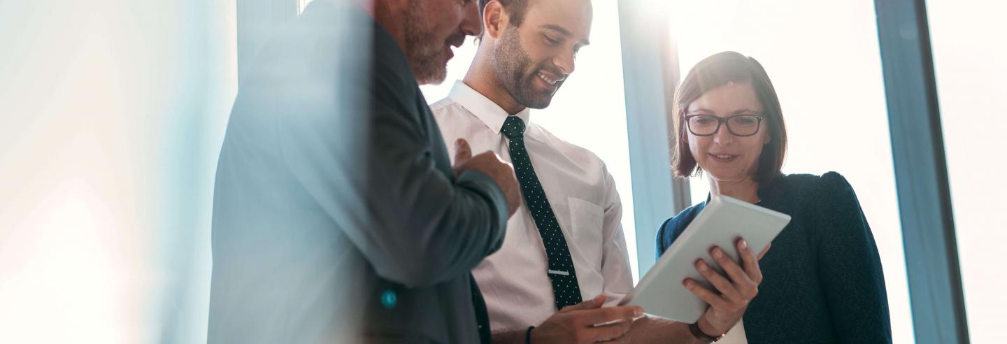 Collega's van Facilicom Solutions in overleg