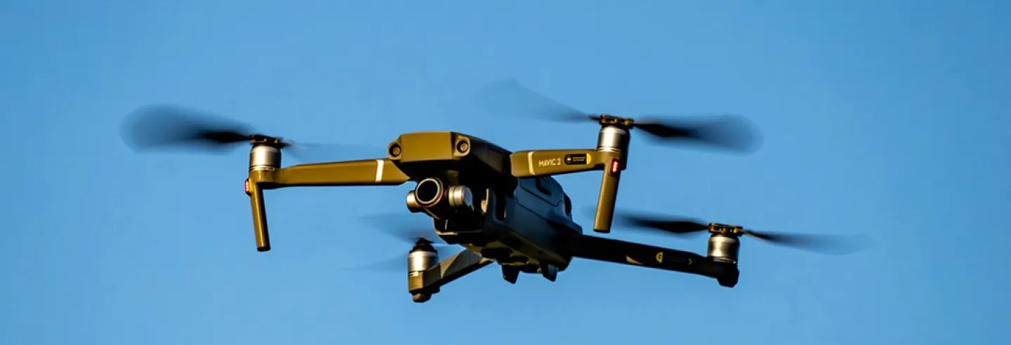 Drone zonnepark Friesland