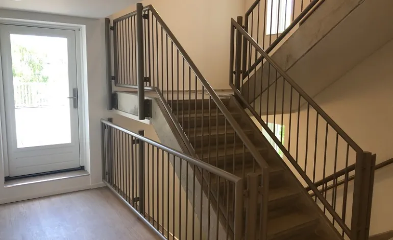 Trappenhuis na renovatie ketelhuisplein amsterdam