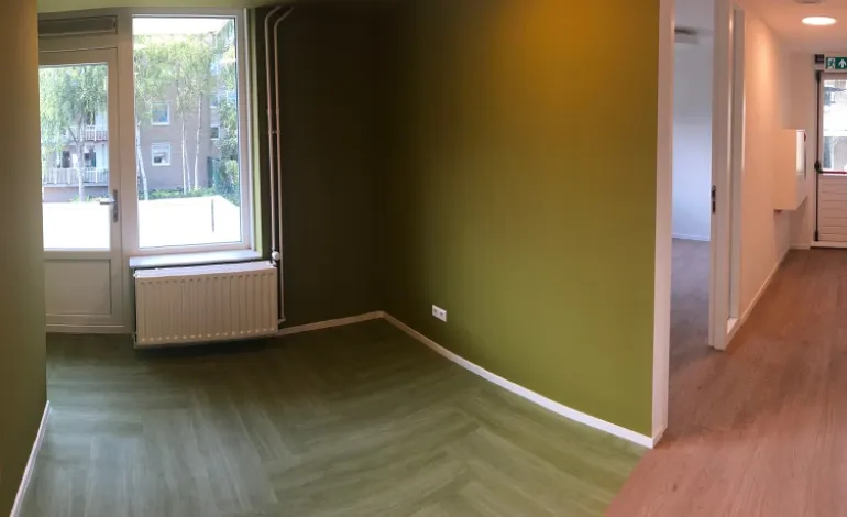 Interieur individuele woning na renovatie ketelhuisplein amsterdam