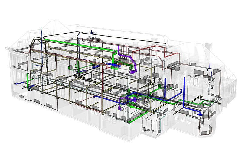 Breijer Projecten maakt gebruik van geavanceerde software waarmee gebouwen driedimensionaal en digitaal tot in detail worden uitgewerkt.