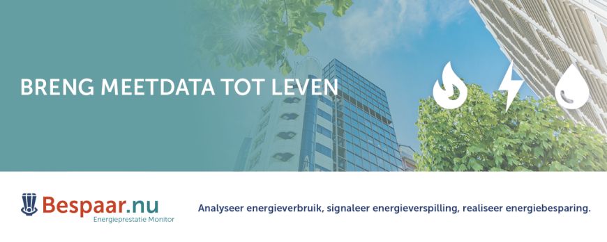 Energiemonitoring met het Energie Management Systeem van Facilicom: Bespaar.nu.