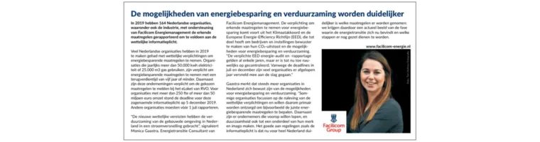Artikel Facilicom FD analyse klimaatakkoord