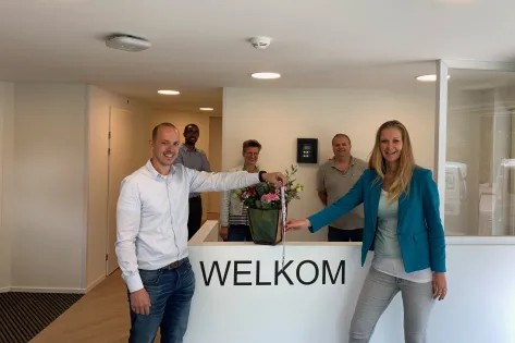  Sleuteloverdracht Ketelhuisplein Amsterdam.