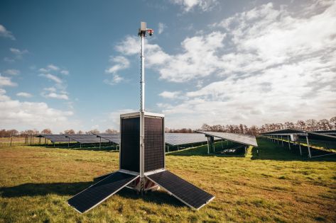 Mobiele cameramast als beveiligingsoplossing tegen diefstal