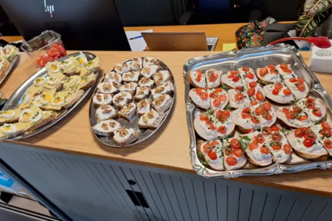 Gezonde lunch tijdens vitaliteitsweek