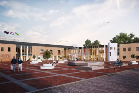 Afbeelding van het nieuwe gemeentehuis Putten